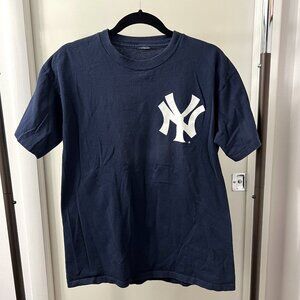 VINTAGE NY YANKEES ROGER CLEMENS #22 Majestic Jersey T-shirt - Adult M/Child XL
